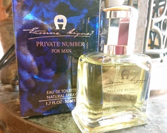 Etienne Aigner Private Number men edt 50ml spray 1990s vintage parfume