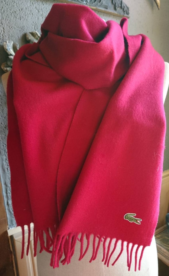 Geavanceerde cap bloeden Lacoste chemise neckscarf sjaal sjaal sjaal vintage sjaal - Etsy Nederland