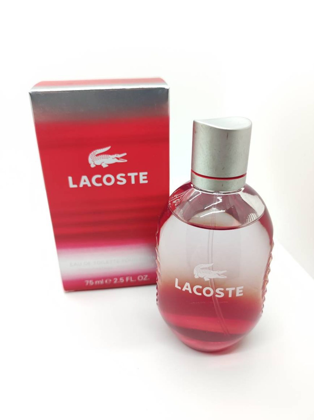 race afbryde jazz Lacoste Red Edt Men 75 Ml Spray Vintage Parfume Homme - Etsy