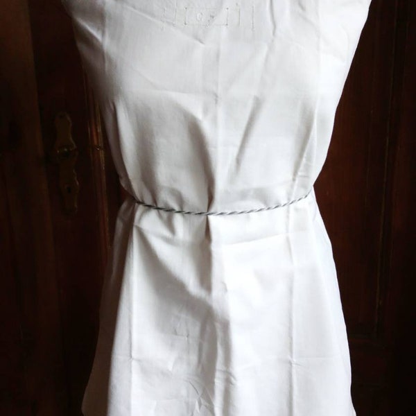 Jugendstil Leinen Kleid Original von 1920 Sommerkleid true vintage Spitze Shabby #7