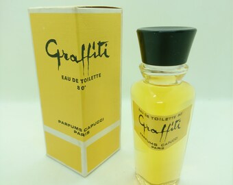 1970s Capucci Graffiti 2 FL. Oz splash Eau de Toilette true vintage boxed rare parfum