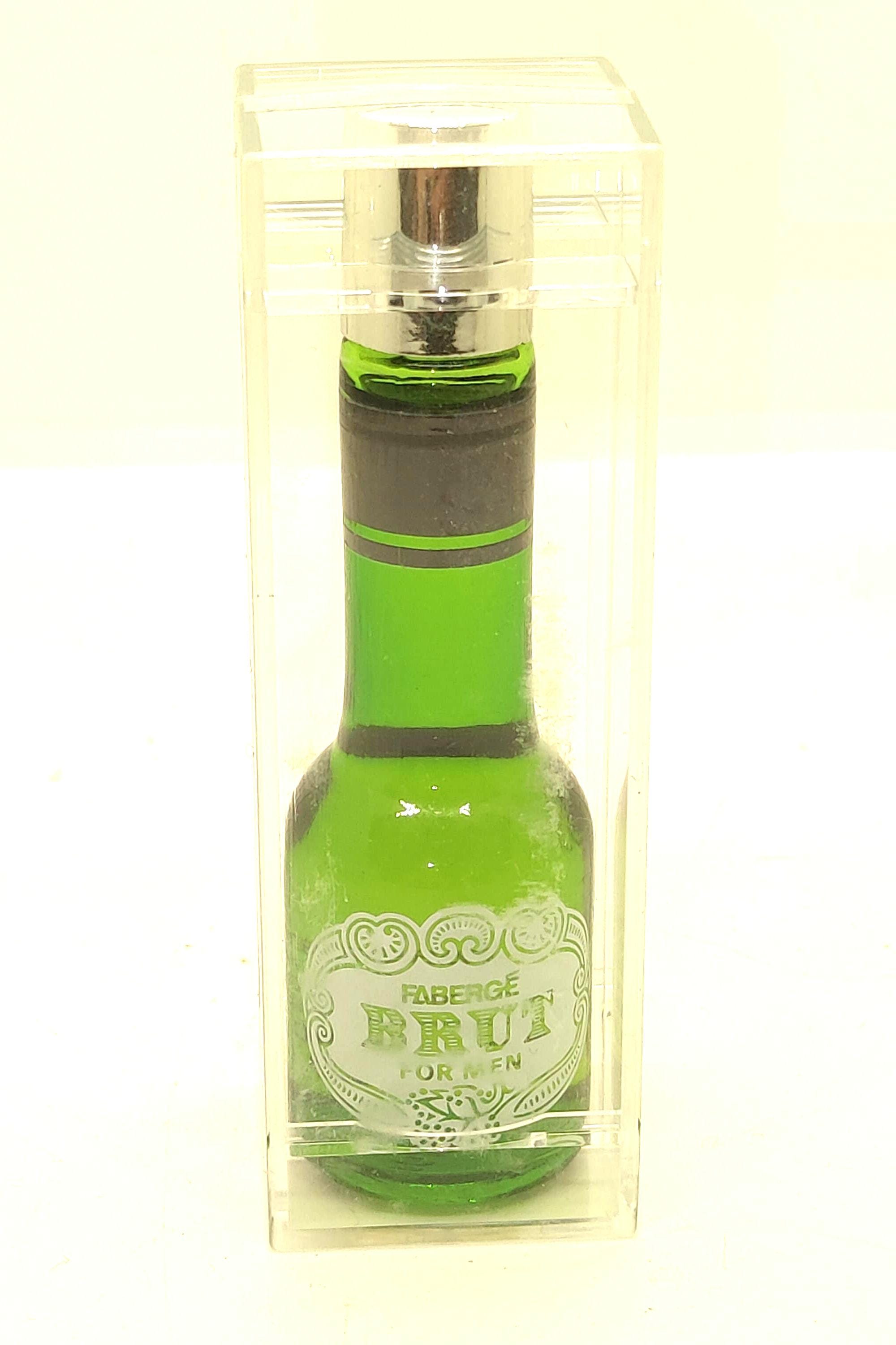 Glass Bottle Faberge Brut Aftershave Faberge Brut 33 Splash-On