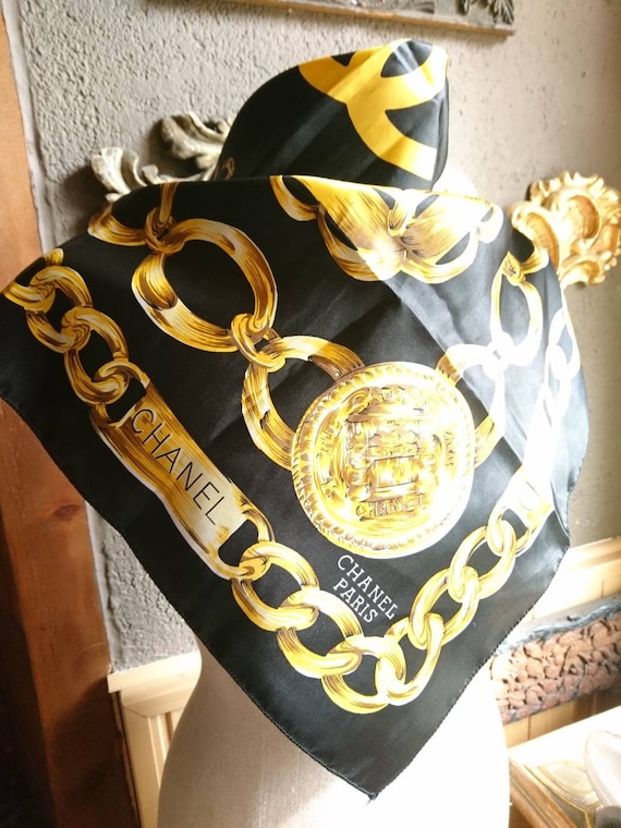 Vintage Chanel Paris neckscarf scarf scarf vintage