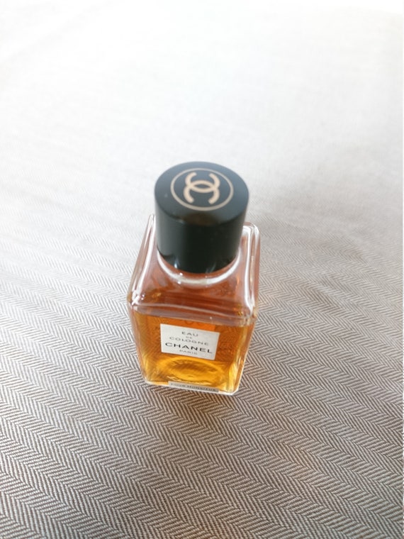 Rare Mens Chanel Pour Monsieur Eau De Cologne Old White Label