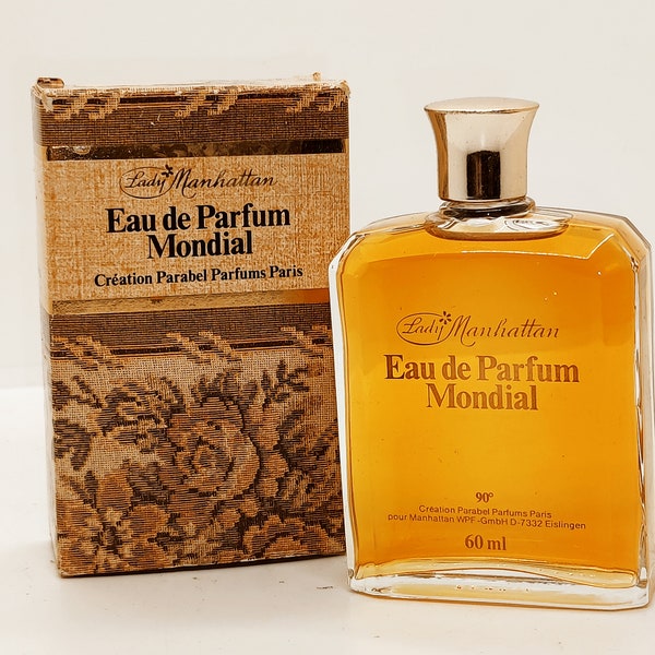 Lady Manhattan Mondial Edp 60 ml perfume vintage splash