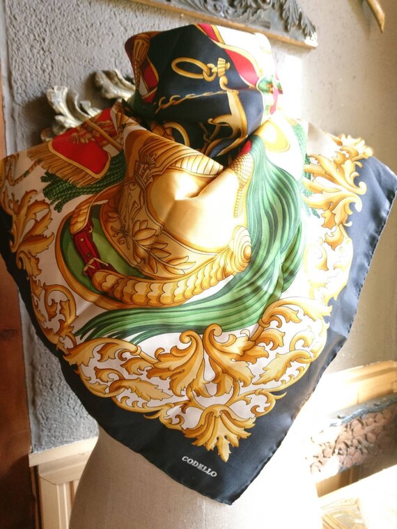 Vintage Codello Empire Silk Neck scarf scarf scarf