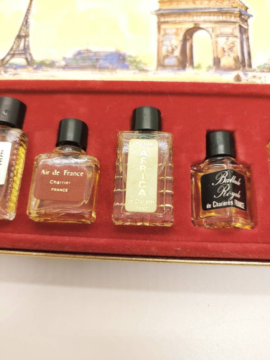 1960年代 シャリエ 香水ボックス 9x エスプリ ドゥ パルファム ピュア