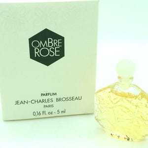 Jean Charles Brosseau Ombre Rose Parfum Extrait 5 ml in scatola, raro profumo vintage degli anni &#39;80