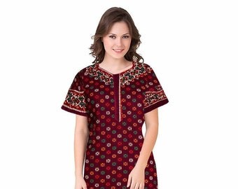 cotton gowns for womens