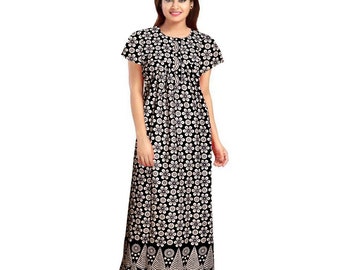 gaun dress cotton