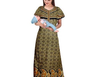 feeding gowns with zip