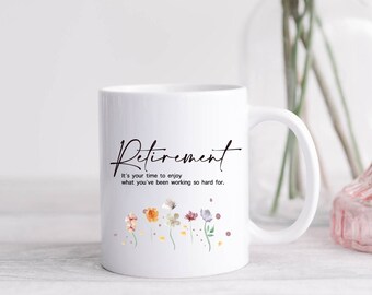 Tasse RENTNER RETIREMENT *Tasse mit Bild *Personalisierte Tasse *Geschenk Ruhestand * Abschied Rente