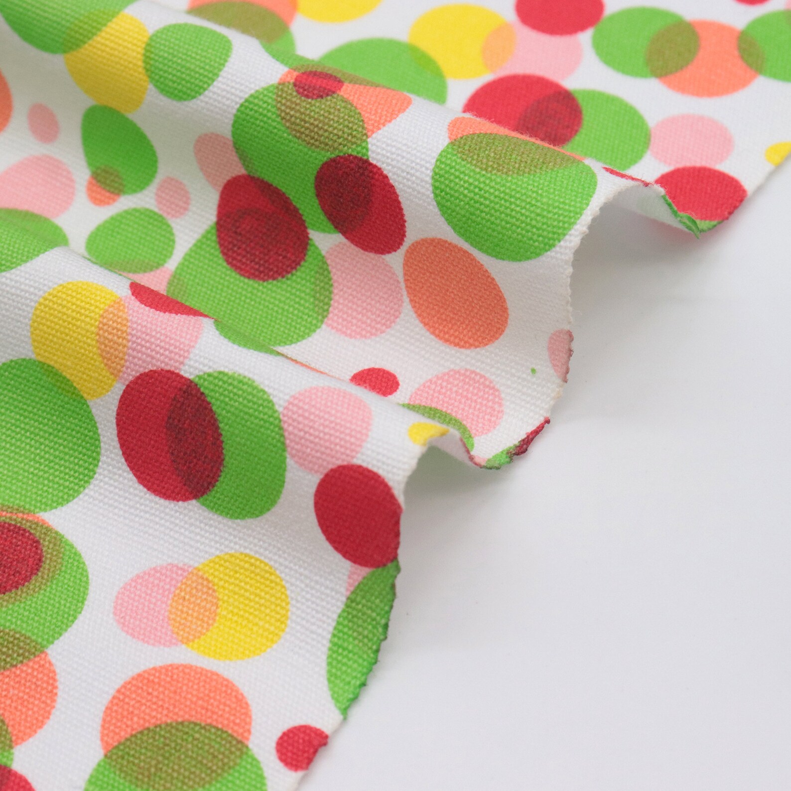 Water Slurry Printing Canvas Color Polka Dot Sofa Table Cloth | Etsy