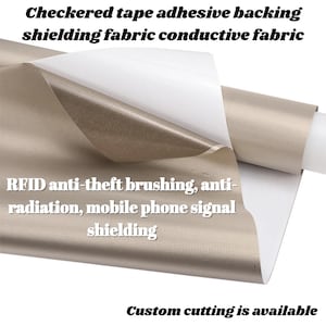 Gitter klebendes RF / EMI / RFID-Abschirmgewebe | Strahlenschutz, Wi-Fi-Blockierung, Signalabschirmmaterial zum Schutz der Umgebung, anpassbar
