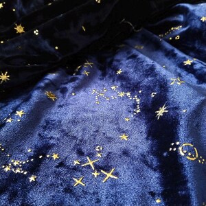 Tessuto da sogno in velluto diamantato con lamina a stella 3D, effetto liquido, galassia meteora / Borsa da sera fai da te per abito da sposa