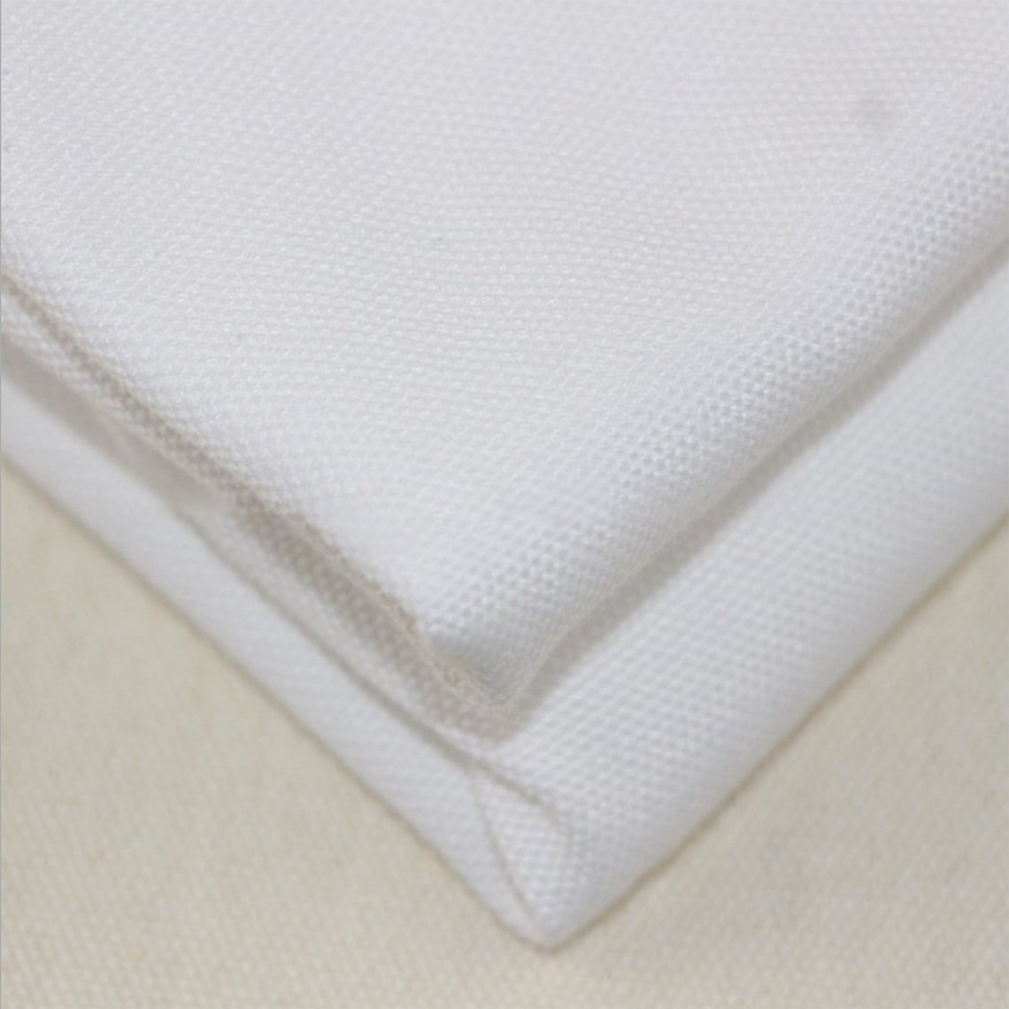 Polyester Canvas Fabric Full Process Bleaching Organic Etsy
