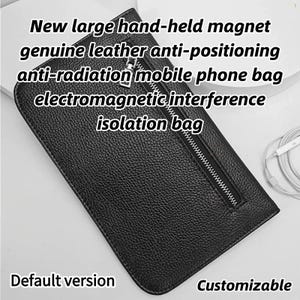 Brieftasche Faraday Tasche Magnetische Schnalle Strahlenabschirmung Signalabschirmung Beutel - Anti-Location-Tracking, Anti-Hacking, Anti-Diebstahl-Bürste