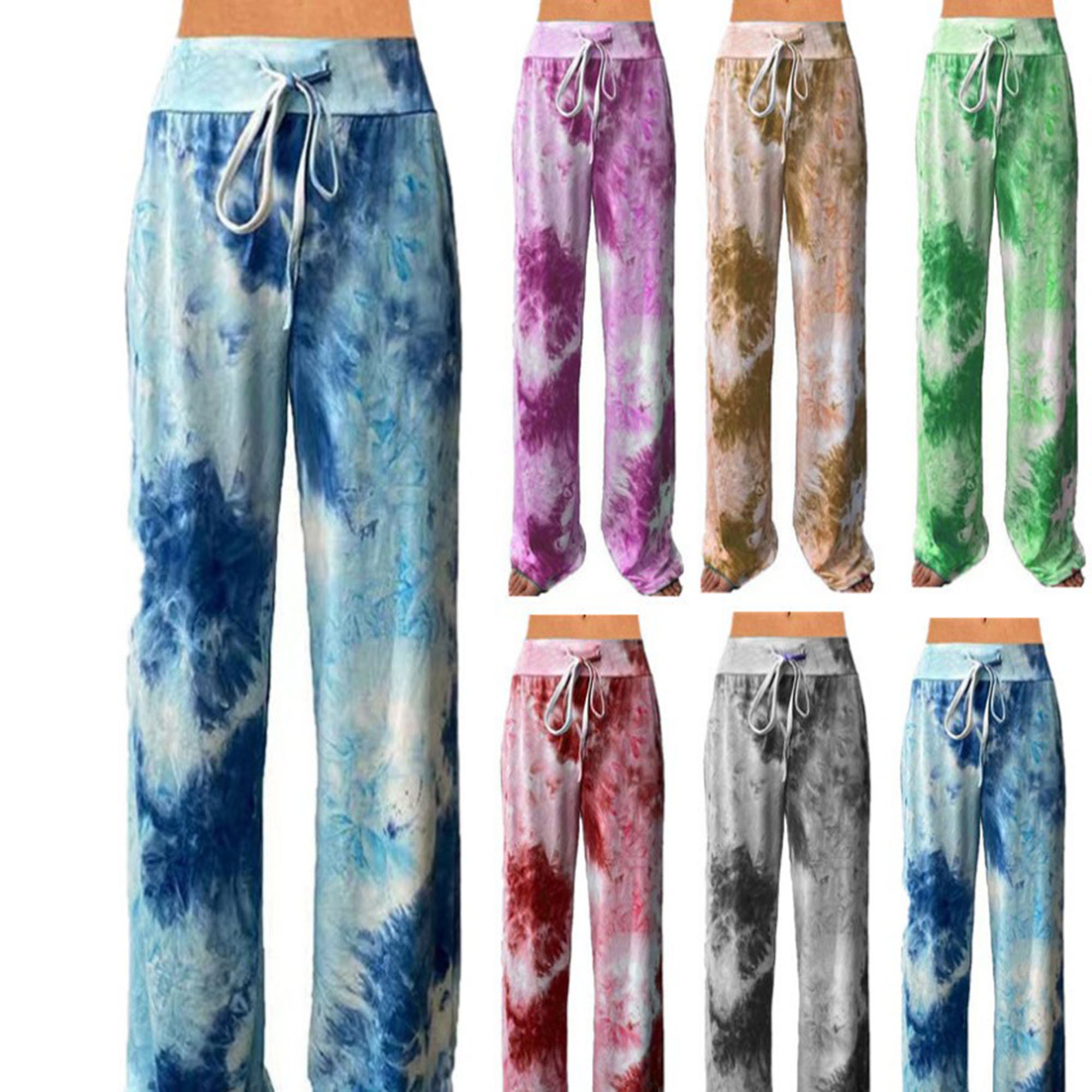 Polyester Spandex Tie-dye Printed Fabric Printed Leggings Yoga | Etsy