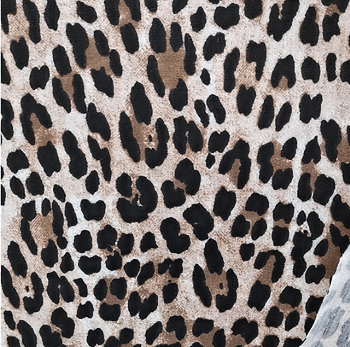 Cotton fabric leopard style leopard fabric printed animal Etsy