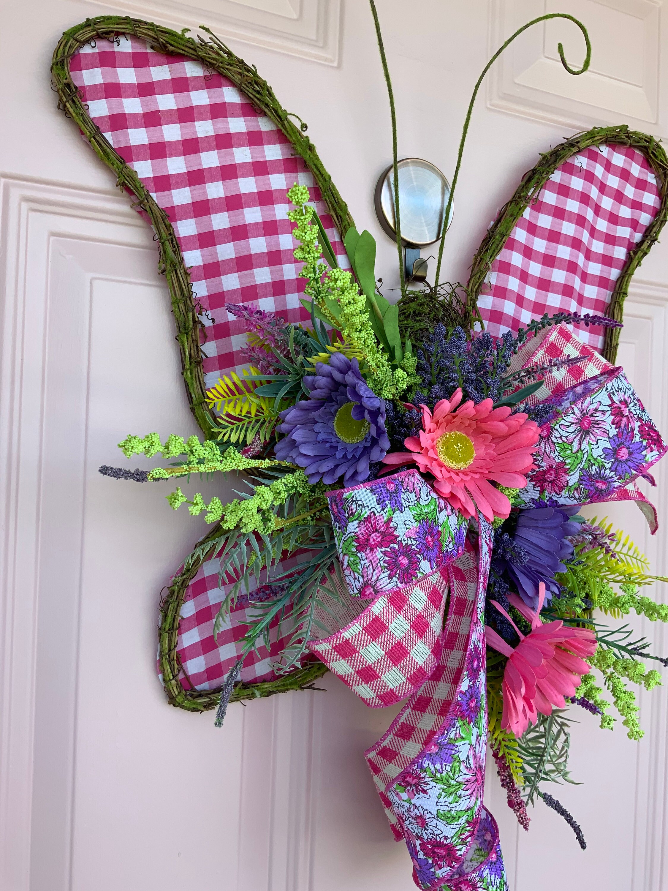 Butterfly wreaths for front door butterfly wreath storm door Etsy