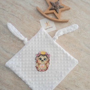 Hedgehog comforter - flat comforter - handkerchief comforter