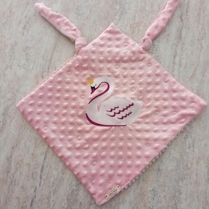 Swan comforter - flat comforter - handkerchief comforter