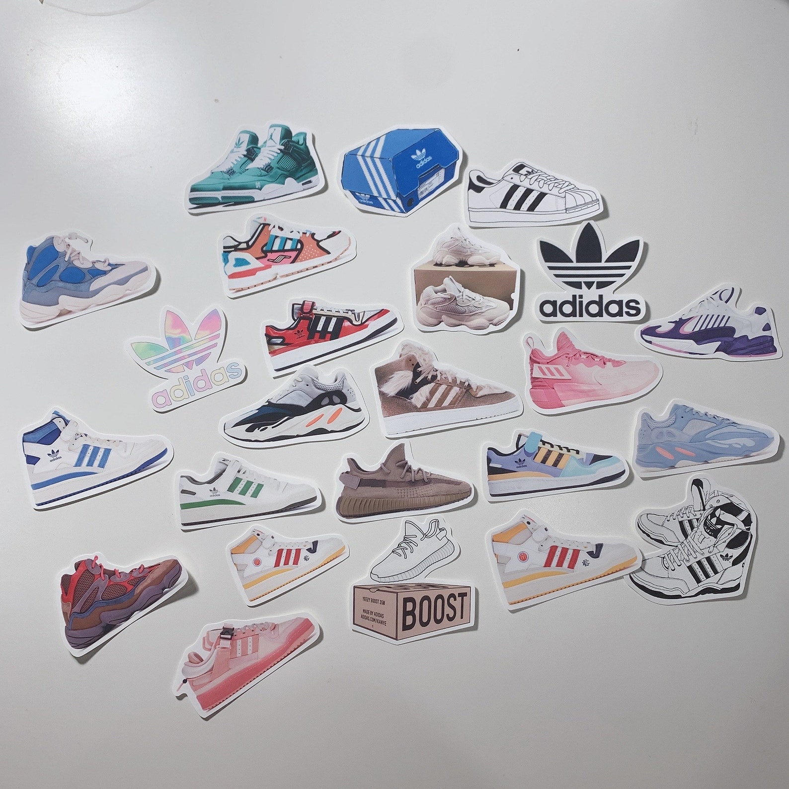 Adidas shoes sneaker Sticker Pack Cartoon Cute For Bullet