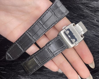 Correa para Cartier Santos - 20 mm 23 mm 25 mm Correa de piel