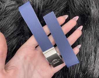 Correa de caucho para LONGINES Conquest HydroConquest Serie L3 - 21 mm