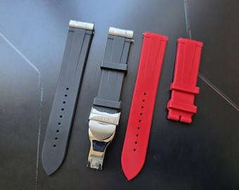 FKM Rubber Strap for Tudor - 20mm with End Links Quick Release