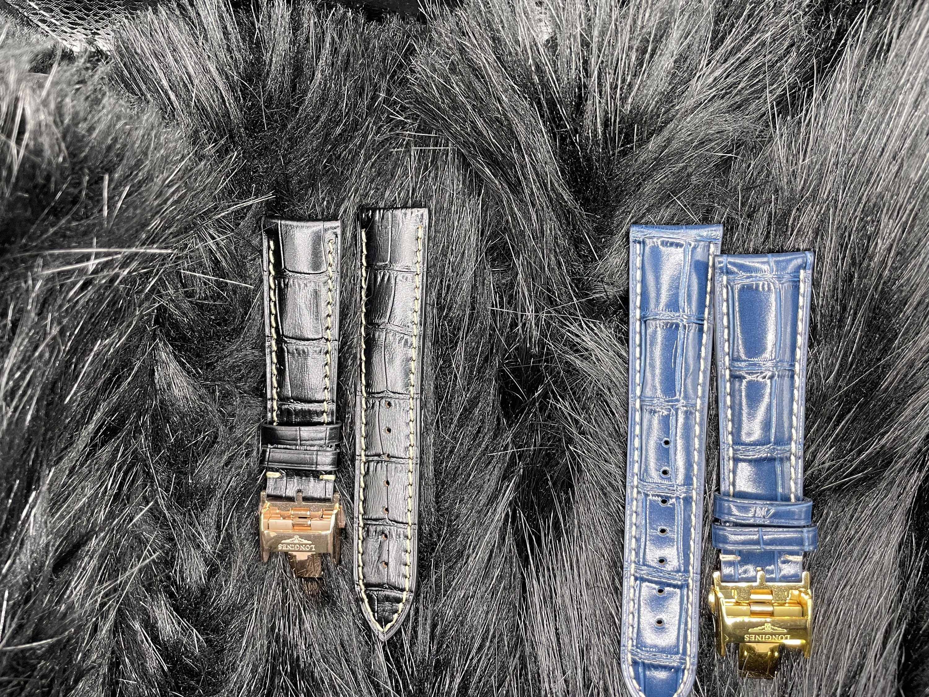 longines leather watch strap replacement