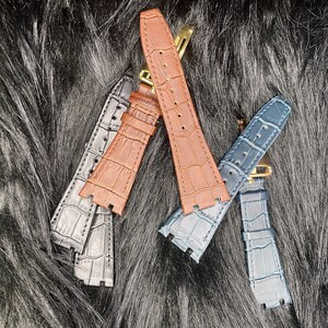 Strap Replacement for  Audemars Piguet Royal Oak 15400 Royal Oak Offshore Series Male 26mm Leather Watch Band Watch Strap Replacement