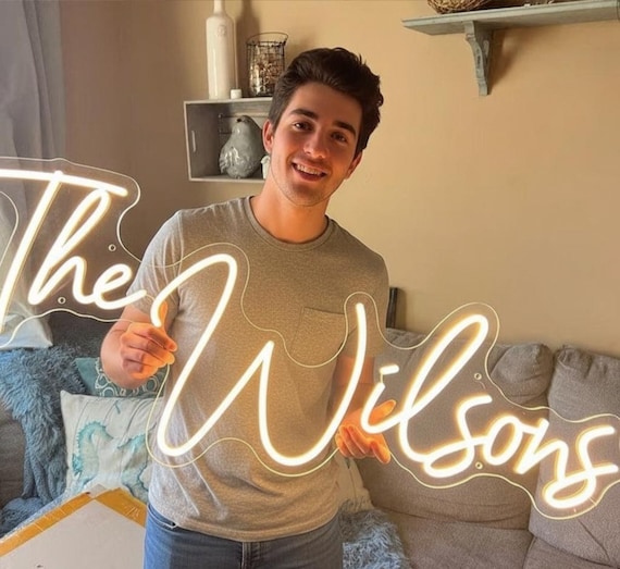 Wedding Neon Sign, Custom Neon sign, Personalized Neon, Gifts for Him/Her, Engagement Sign, Wedding Backdrop, Reception Decor, Party Sign