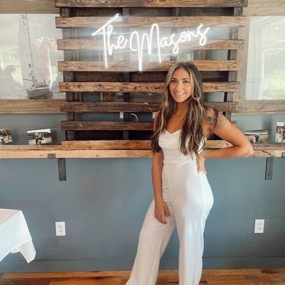 Custom Wedding Neon Sign Led Light, Home Decorations, Personalized Gifts, Best Wedding Gift