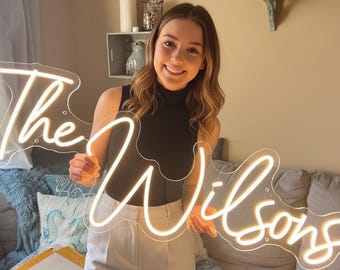 Wedding Neon Sign, Custom Neon sign, Personalized Neon, Gifts for Him/Her, Engagement Sign, Wedding Backdrop, Reception Decor, Party Sign