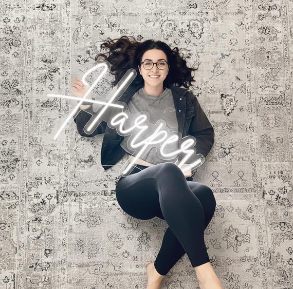 Custom Name Neon Sign for Kids Personalized Neon Sign for Bedroom Custom LED Lights Kids Room Decor, Home Decor Birthday Gift for Kids