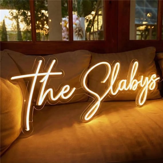Wedding Neon Sign, Custom Neon sign, Personalized Neon, Gifts for Him/Her, Engagement Sign, Wedding Backdrop, Reception Decor, Party Sign