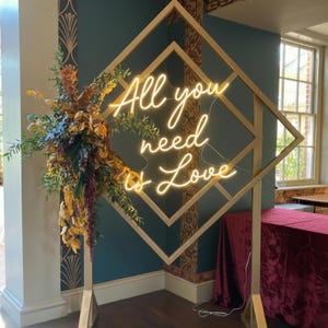 Wedding Neon Sign, Custom Neon sign, Personalized Neon, Gifts for Him/Her, Engagement Sign, Wedding Backdrop, Reception Decor, Party Sign