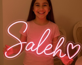 Custom Name Neon Sign for Kids Personalized Neon Sign for Bedroom Custom LED Lights Kids Room Decor, Home Decor Birthday Gift for Kids
