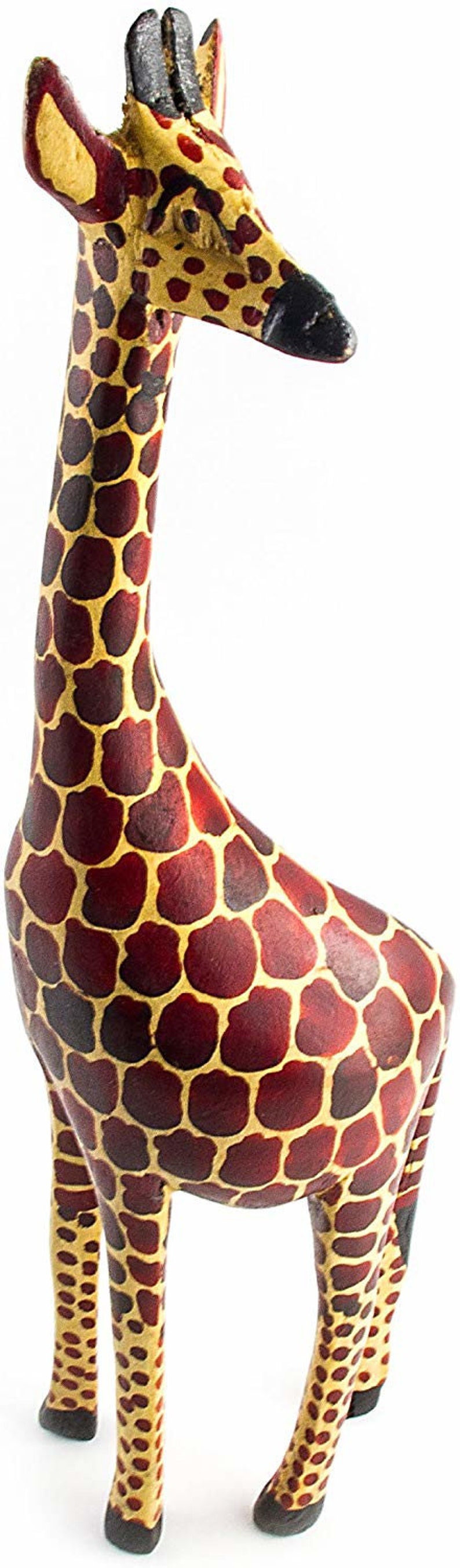 Wood Giraffe Carving Small Giraffe Giraffe Figurine Etsy