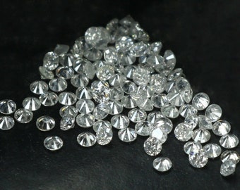 1.5MM 0.015CT VVS1-VVS2 NATURAL Round Melee Excellent Loose Diamond Color F-G 