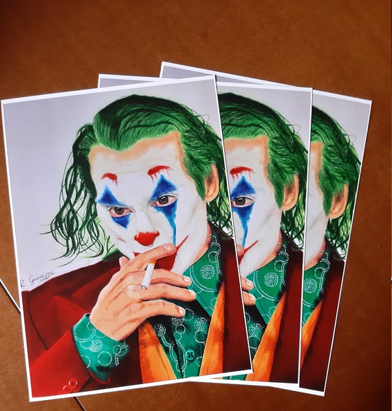 Print of My Original Joker Drawing - Etsy