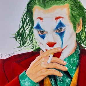 Print of my original Joker drawing
