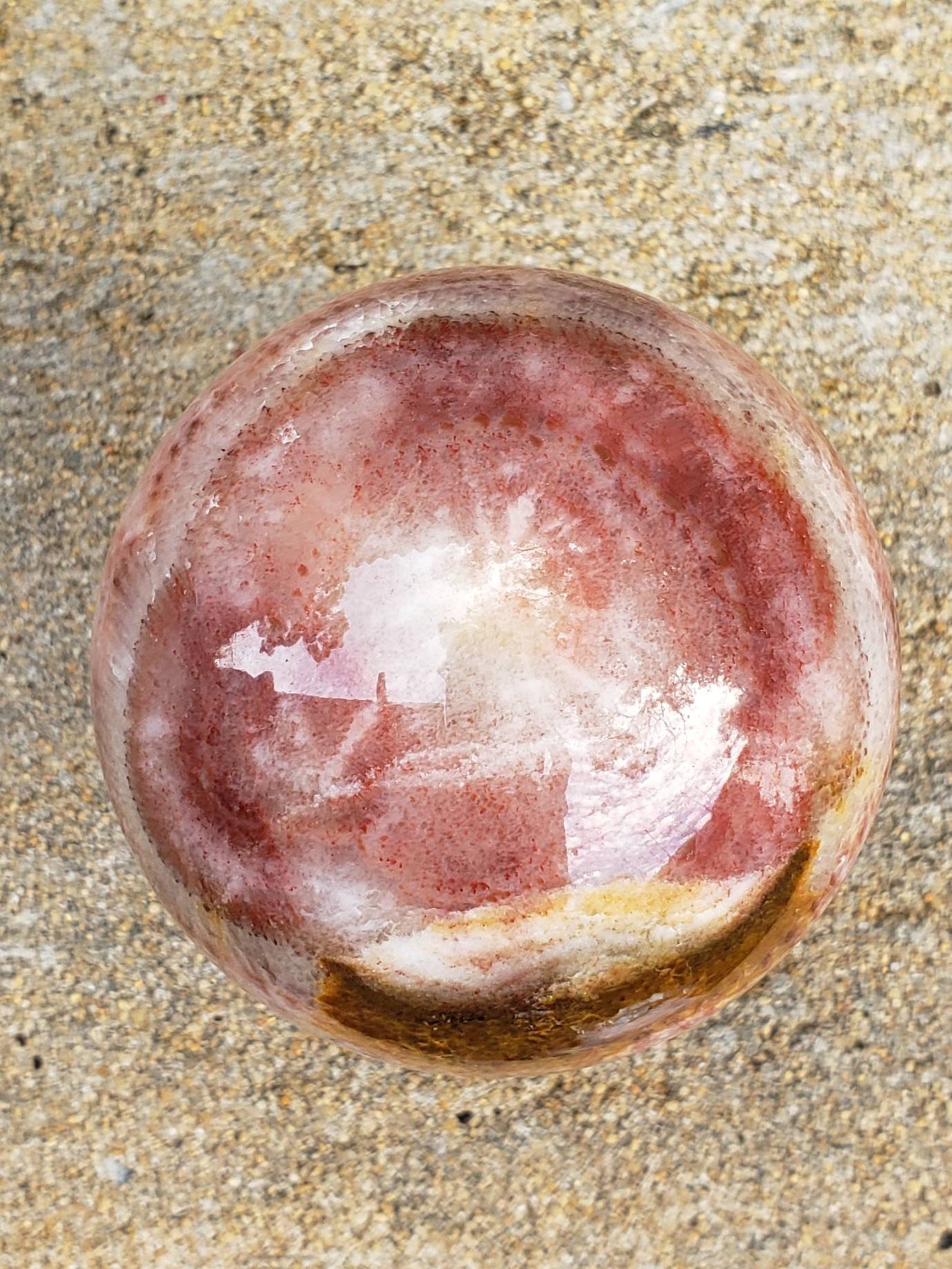 Dali Jasper pork stone Sphere 384 grams Etsy