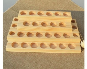 Wooden Essential Oil Bottle Storage Wooden Box Display Rack (3 sizes)