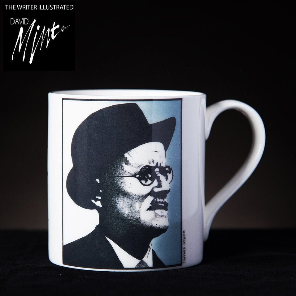James Joyce Ceramic Mug Original Portrait On A Mug Ceramic Etsy