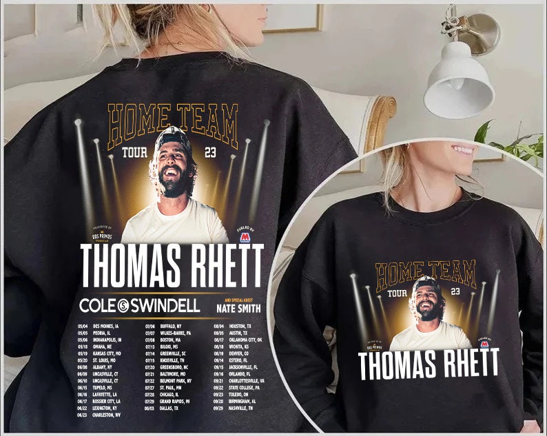 Discover Thomas Rhett Home Team Tour Shirt, Country Music 2023 Tour Merch, Thomas Rhett Concert