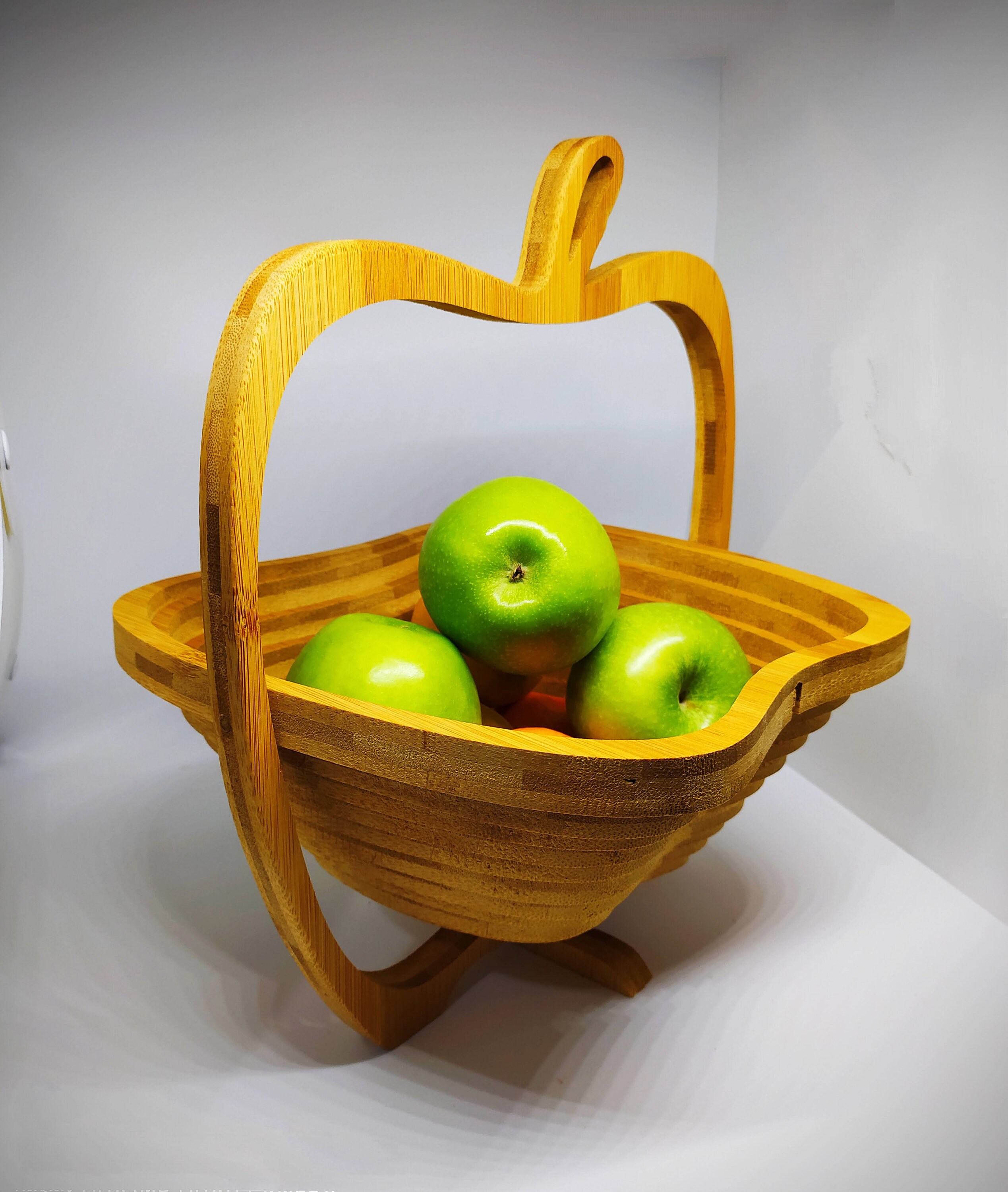 Wood Basket Collapsible Basket Fruit Basket Vintage Wood Etsy