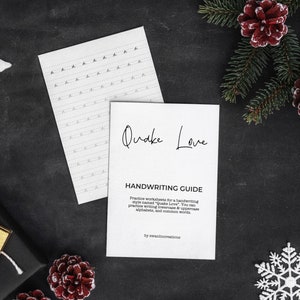 Quake Love Handwriting Worksheet - Beautiful neat handwriting - Worksheets