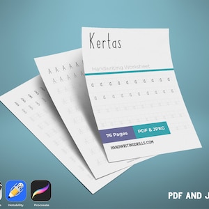 Neat Handwriting Printable - Kertas